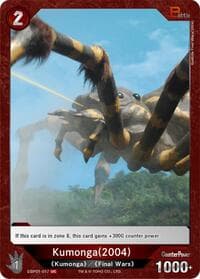 Kumonga (2004) (EBP01-017) - Booster Set 1: Godzilla VS. Godzilla - Godzilla Card Game card
