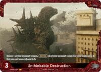 Unthinkable Destruction (EBP01-029+) - Booster Set 1: Godzilla VS. Godzilla - Godzilla Card Game card