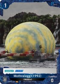 Mothra (egg) (1992) (EBP01-044+) - Booster Set 1: Godzilla VS. Godzilla - Godzilla Card Game card