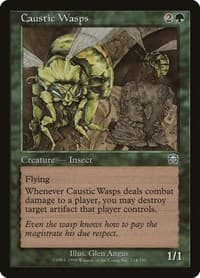 Caustic Wasps - Mercadian Masques - Magic: The Gathering card