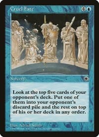 Cruel Fate - Portal - Magic: The Gathering card