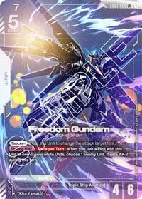 Freedom Gundam (LR+) - Newtype Rising - Gundam Card Game card
