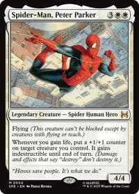 Spider-Man, Peter Parker - Marvel's Spider-Man: Eternal-Legal - Magic: The Gathering card