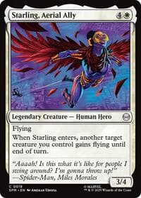 Starling, Aerial Ally - Marvel's Spider-Man - Magic: The Gathering card