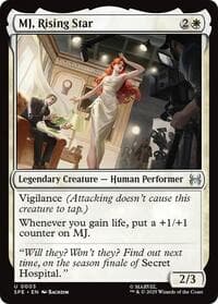 MJ, Rising Star - Marvel's Spider-Man: Eternal-Legal - Magic: The Gathering card