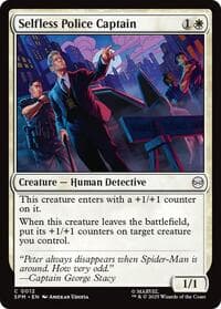 Selfless Police Captain - Marvel's Spider-Man - Magic: The Gathering card