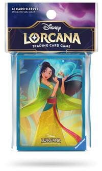 Disney Lorcana Card Sleeves - Mulan (With Comb) (65-Pack) - Ravensburger Card Sleeves - Card Sleeves card