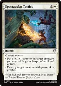 Spectacular Tactics - Marvel's Spider-Man - Magic: The Gathering card