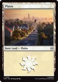 Plains (0194) - Marvel's Spider-Man - Magic: The Gathering card