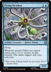 Flying Octobot - Marvel's Spider-Man - Magic: The Gathering card