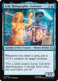 Lyla, Holographic Assistant - Marvel's Spider-Man: Eternal-Legal - Magic: The Gathering card