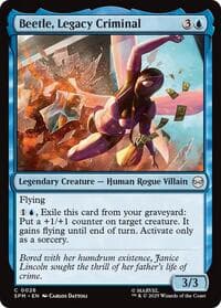 Beetle, Legacy Criminal - Marvel's Spider-Man - Magic: The Gathering card