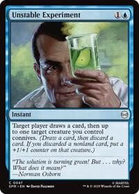 Unstable Experiment - Marvel's Spider-Man - Magic: The Gathering card