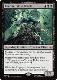 Venom, Eddie Brock - Marvel's Spider-Man: Eternal-Legal - Magic: The Gathering card