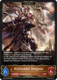 Warbreaker Dragoon (Evolved) - GFD02: Treacherous Ambitions - Shadowverse: Evolve card