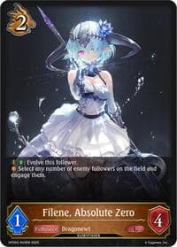 Filene, Absolute Zero - GFD02: Treacherous Ambitions - Shadowverse: Evolve card