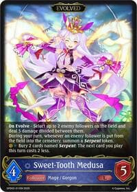 Sweet-Tooth Medusa (Evolved) - GFD02: Treacherous Ambitions - Shadowverse: Evolve card