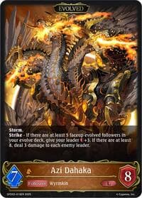 Azi Dahaka (Evolved) - GFD02: Treacherous Ambitions - Shadowverse: Evolve card