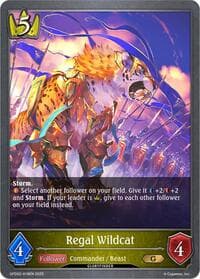 Regal Wildcat - GFD02: Treacherous Ambitions - Shadowverse: Evolve card