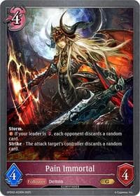 Pain Immortal - GFD02: Treacherous Ambitions - Shadowverse: Evolve card