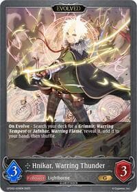 Hnikar, Warring Thunder (Evolved) - GFD02: Treacherous Ambitions - Shadowverse: Evolve card
