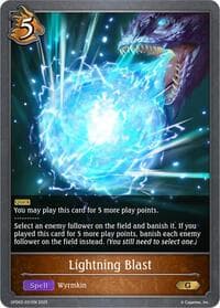 Lightning Blast - GFD02: Treacherous Ambitions - Shadowverse: Evolve card