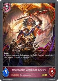 Underworld Watchman Khawy - GFD02: Treacherous Ambitions - Shadowverse: Evolve card