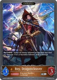 Roy, Dragoncleaver (Evolved) - GFD02: Treacherous Ambitions - Shadowverse: Evolve card