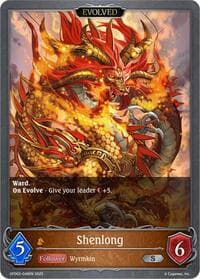 Shenlong (Evolved) - GFD02: Treacherous Ambitions - Shadowverse: Evolve card