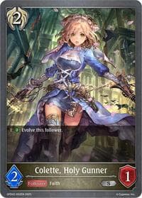 Colette, Holy Gunner - GFD02: Treacherous Ambitions - Shadowverse: Evolve card