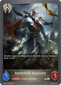 Battlefield Inquisitor - GFD02: Treacherous Ambitions - Shadowverse: Evolve card