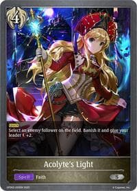 Acolyte's Light - GFD02: Treacherous Ambitions - Shadowverse: Evolve card