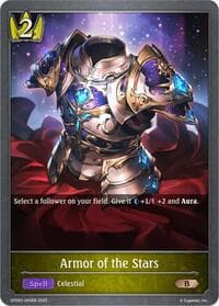Armor of the Stars - GFD02: Treacherous Ambitions - Shadowverse: Evolve card