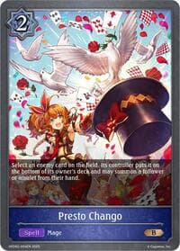Presto Chango - GFD02: Treacherous Ambitions - Shadowverse: Evolve card