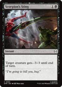 Scorpion's Sting - Marvel's Spider-Man - Magic: The Gathering card