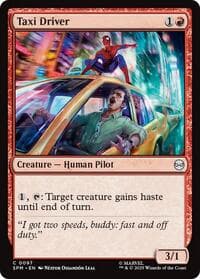 Taxi Driver - Marvel's Spider-Man - Magic: The Gathering card