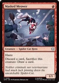 Masked Meower - Marvel's Spider-Man - Magic: The Gathering card