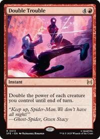 Double Trouble - Marvel's Spider-Man: Eternal-Legal - Magic: The Gathering card