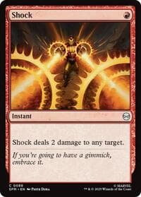 Shock - Marvel's Spider-Man - Magic: The Gathering card