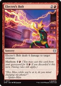 Electro's Bolt - Marvel's Spider-Man - Magic: The Gathering card
