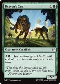 Kraven's Cats - Marvel's Spider-Man - Magic: The Gathering card