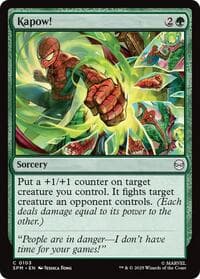Kapow! - Marvel's Spider-Man - Magic: The Gathering card