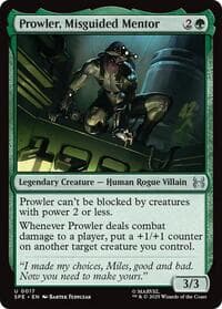 Prowler, Misguided Mentor - Marvel's Spider-Man: Eternal-Legal - Magic: The Gathering card