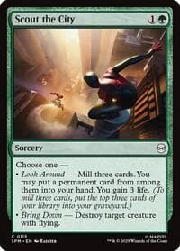 Scout the City - Marvel's Spider-Man - Magic: The Gathering card