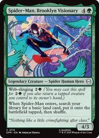 Spider-Man, Brooklyn Visionary - Marvel's Spider-Man - Magic: The Gathering card