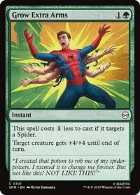 Grow Extra Arms - Marvel's Spider-Man - Magic: The Gathering card