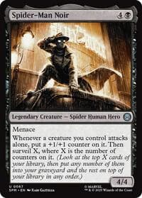 Spider-Man Noir - Marvel's Spider-Man - Magic: The Gathering card