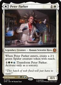 Peter Parker - Marvel's Spider-Man - Magic: The Gathering card