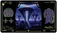 Edge of Eternities Holofoil Playmat - Black Mythic for Magic: The Gathering - Ultra Pro Playmats - Playmats card