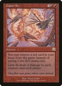 Cave-In - Mercadian Masques - Magic: The Gathering card